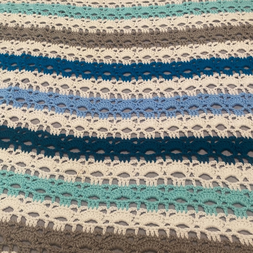 Multicolor Crochet Blanket